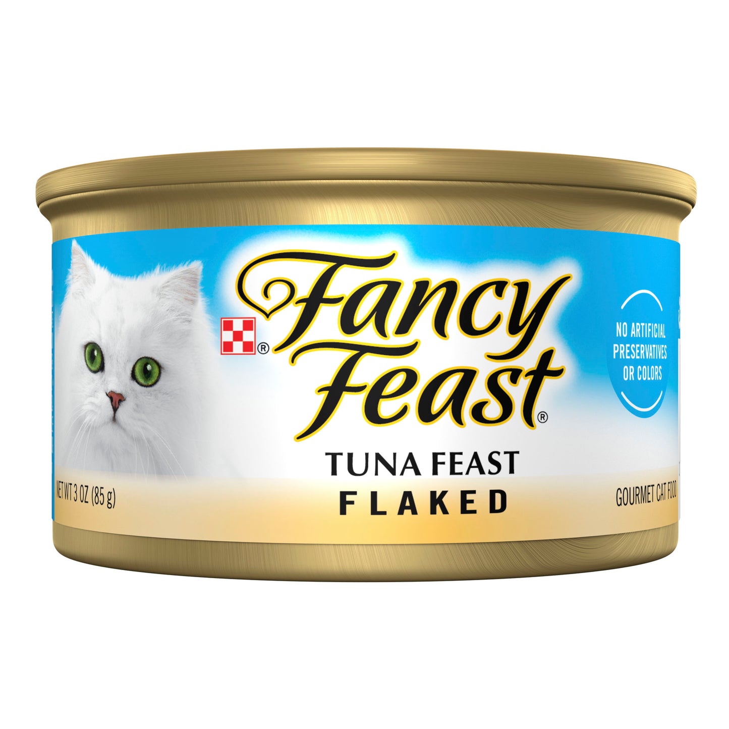 Purina Fancy Feast Wet Cat Food Flaked Tuna Feast - 3 oz. Can