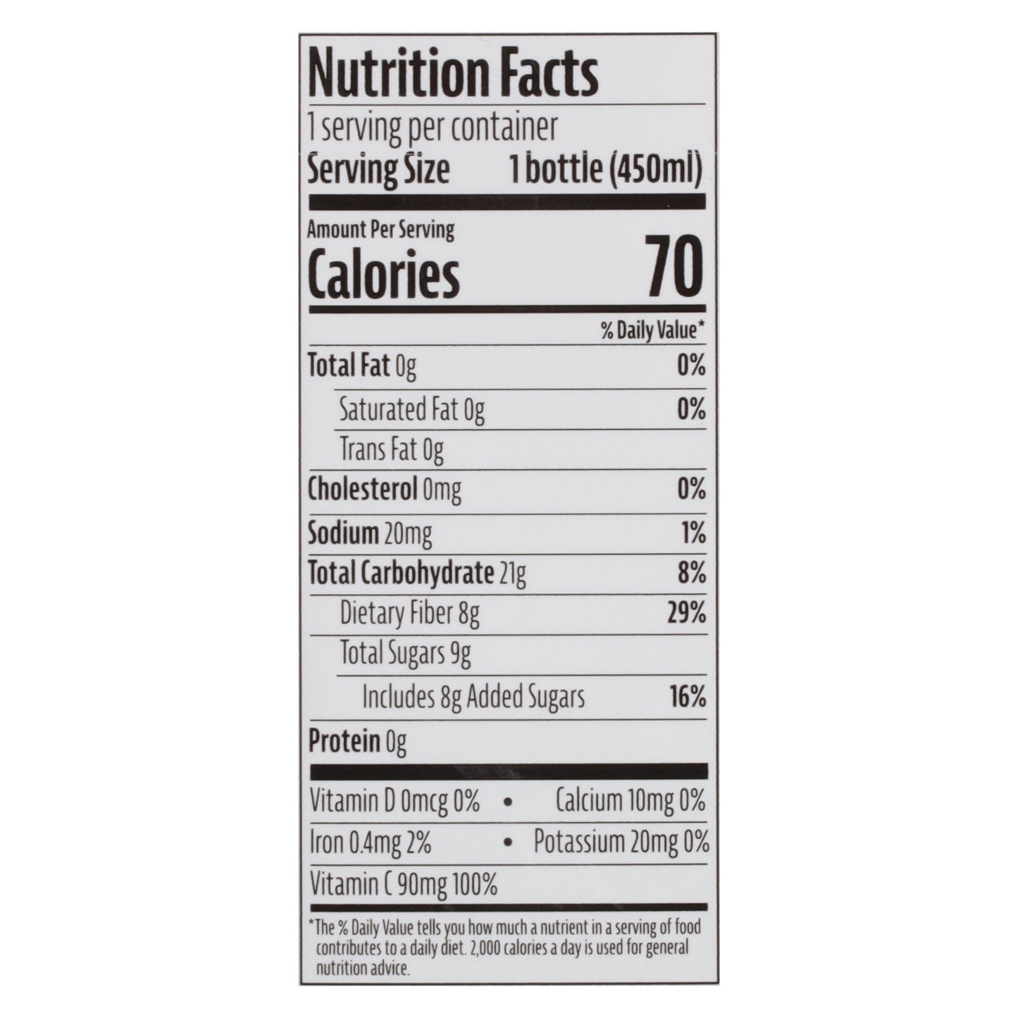 Pressed Juicery Elderberry Probiotic Lemonade 15.2 fl oz