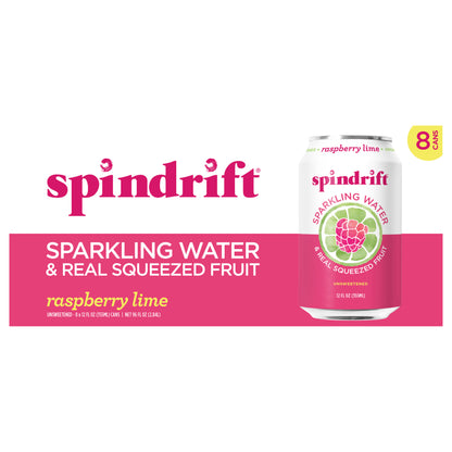 12oz. Raspberry Lime Sparkling Water 8pk