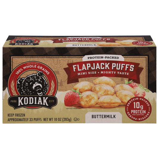 Kodiak Mini Size Buttermilk Flapjack Puffs 33 ea