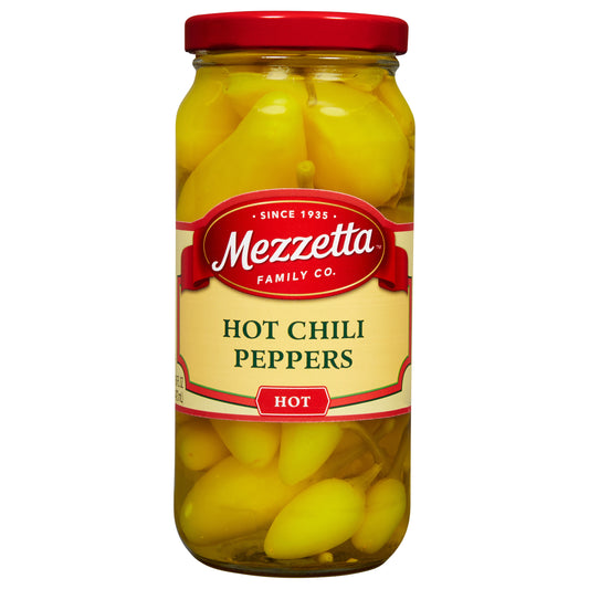 Mezzetta Hot Chili Peppers, 16 fl oz