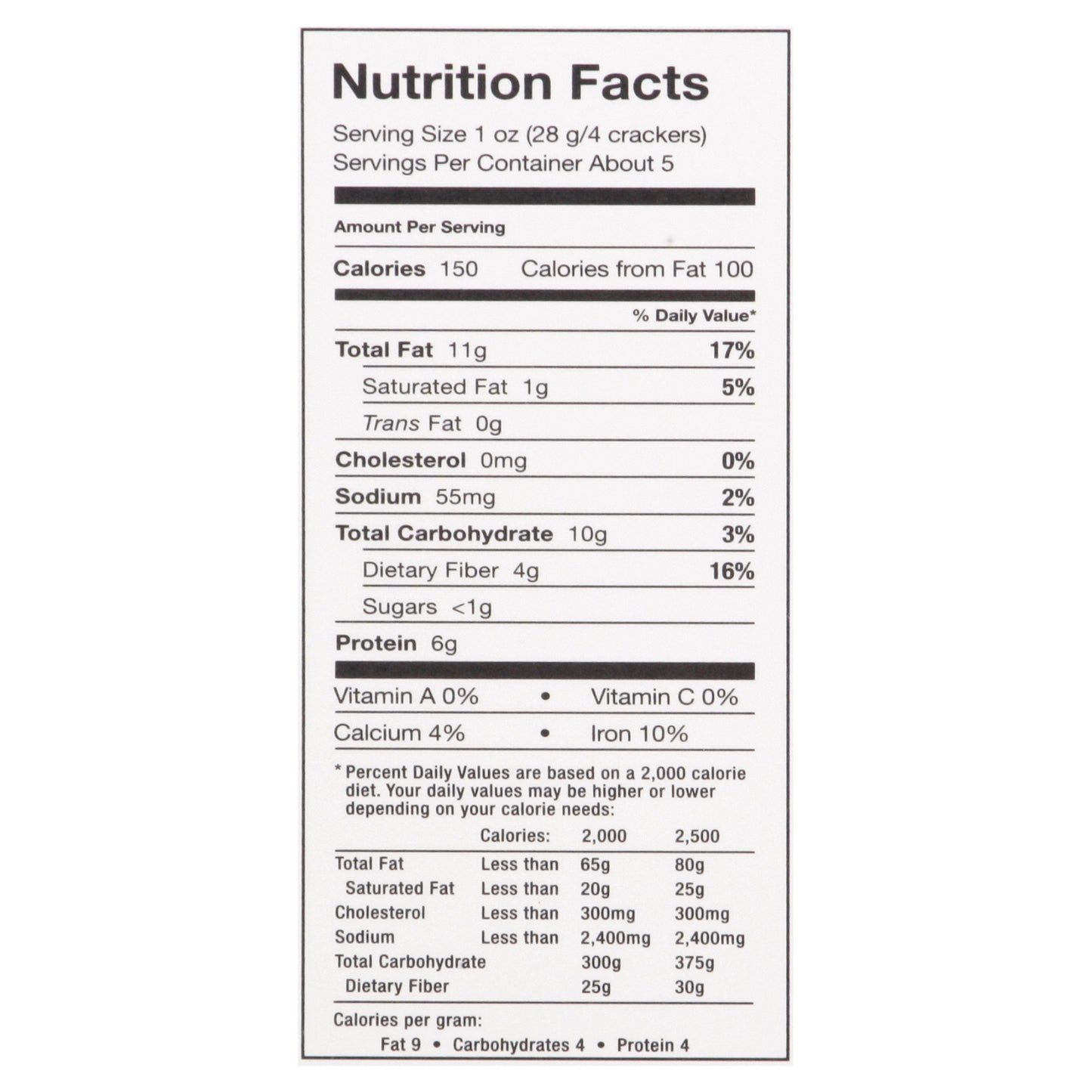 Organic Pantry Sunflower Flaxseed Crackers 5 oz