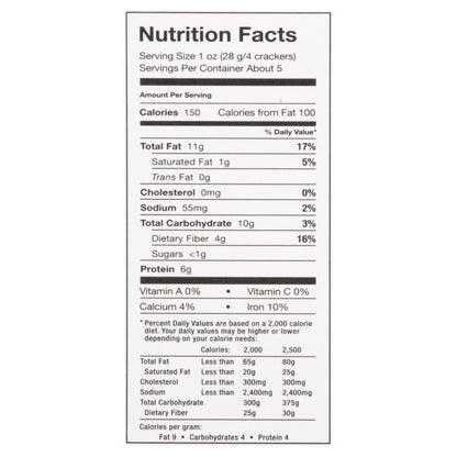 Organic Pantry Sunflower Flaxseed Crackers 5 oz