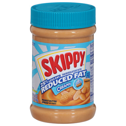 Skippy Reduced Fat Creamy Peanut Butter Spread 16.3 oz