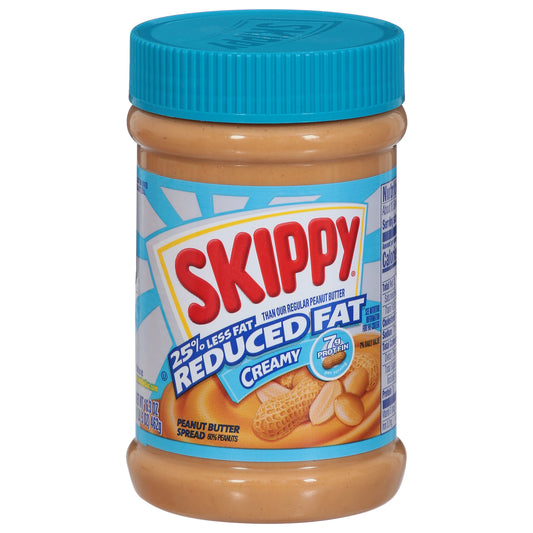 Skippy Reduced Fat Creamy Peanut Butter Spread 16.3 oz