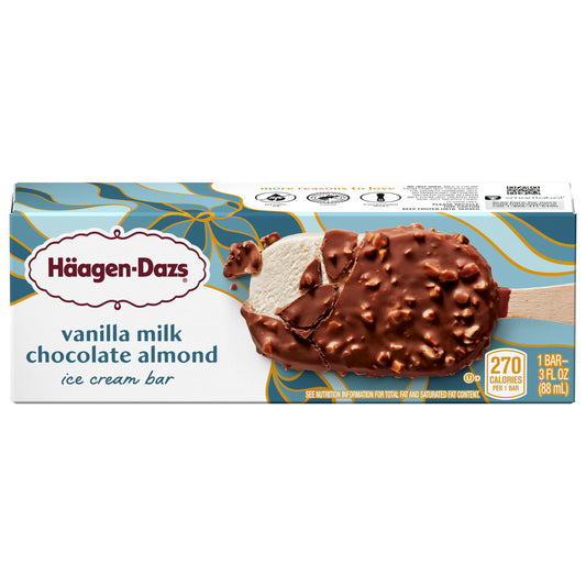 Haagen-Dazs Vanilla Milk Chocolate Almond Bar