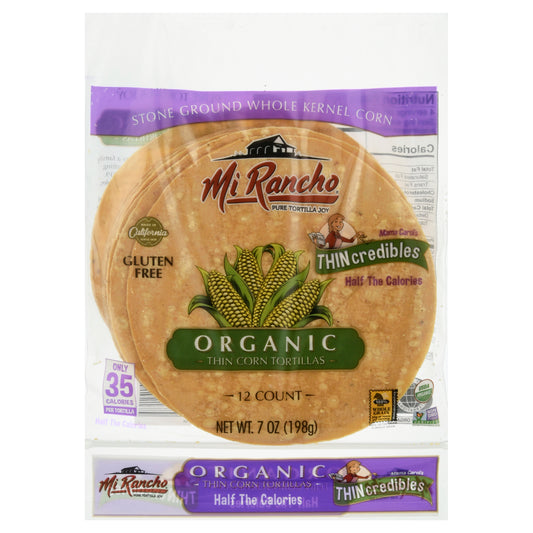 Mi Rancho Thincredibles Thin Organic Corn Tortillas 12 ea