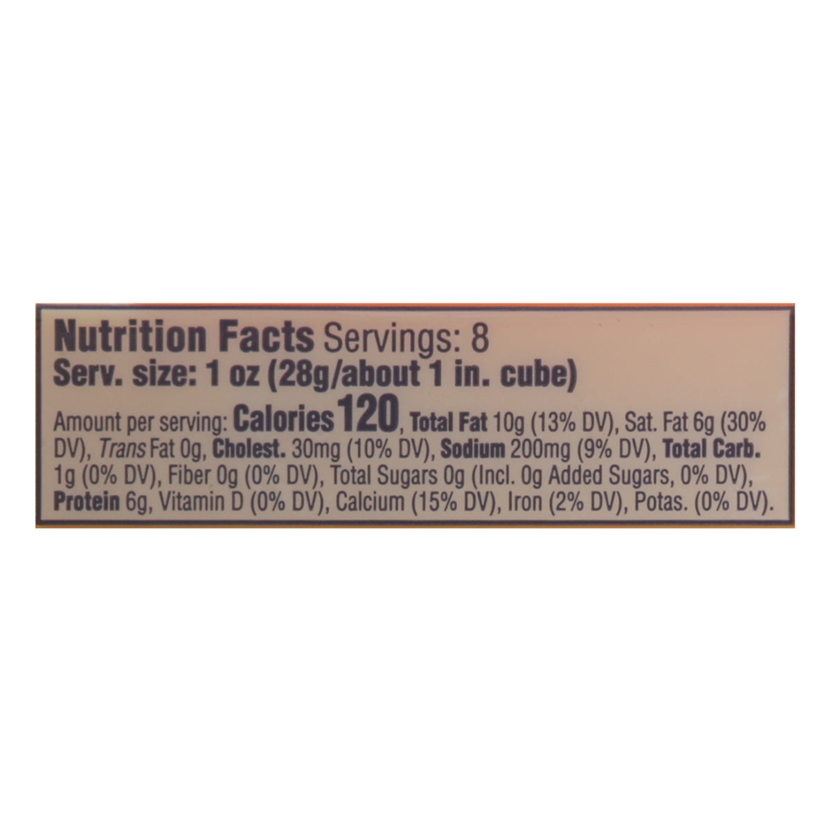 Tillamook Sharp Cheddar Cheese 8 oz