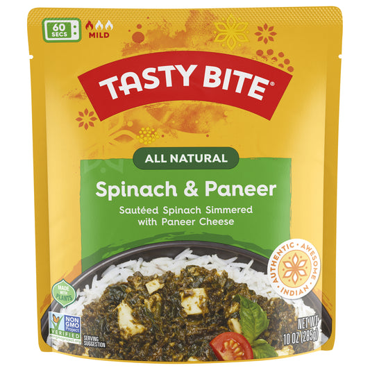 Tasty Bite All Natural Spinach & Paneer 10 oz