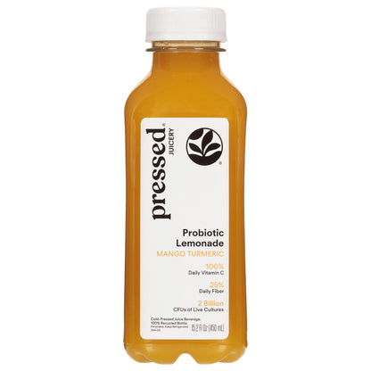 Pressed Juicery Mango Turmeric Probiotic Lemonade 15.2 fl oz