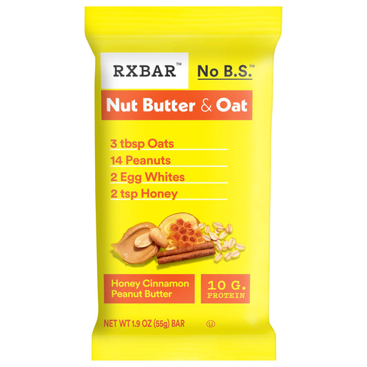 RXBAR A.M. Honey Cinnamon Peanut Butter Protein Bars