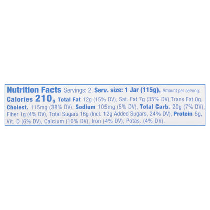 Petit Pot Organic & Creamy Dark Chocolate French Dessert 2 - 4 oz Pots