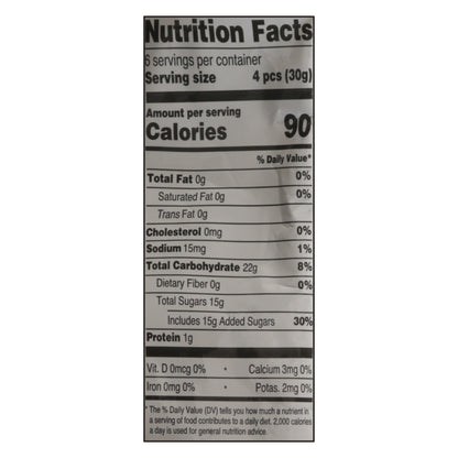 Albanese World's Best Gummi Peach Rings 7 oz