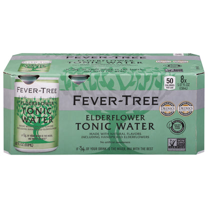 Fever-Tree Elderflower Tonic Water 8 - 5.07 fl oz Cans