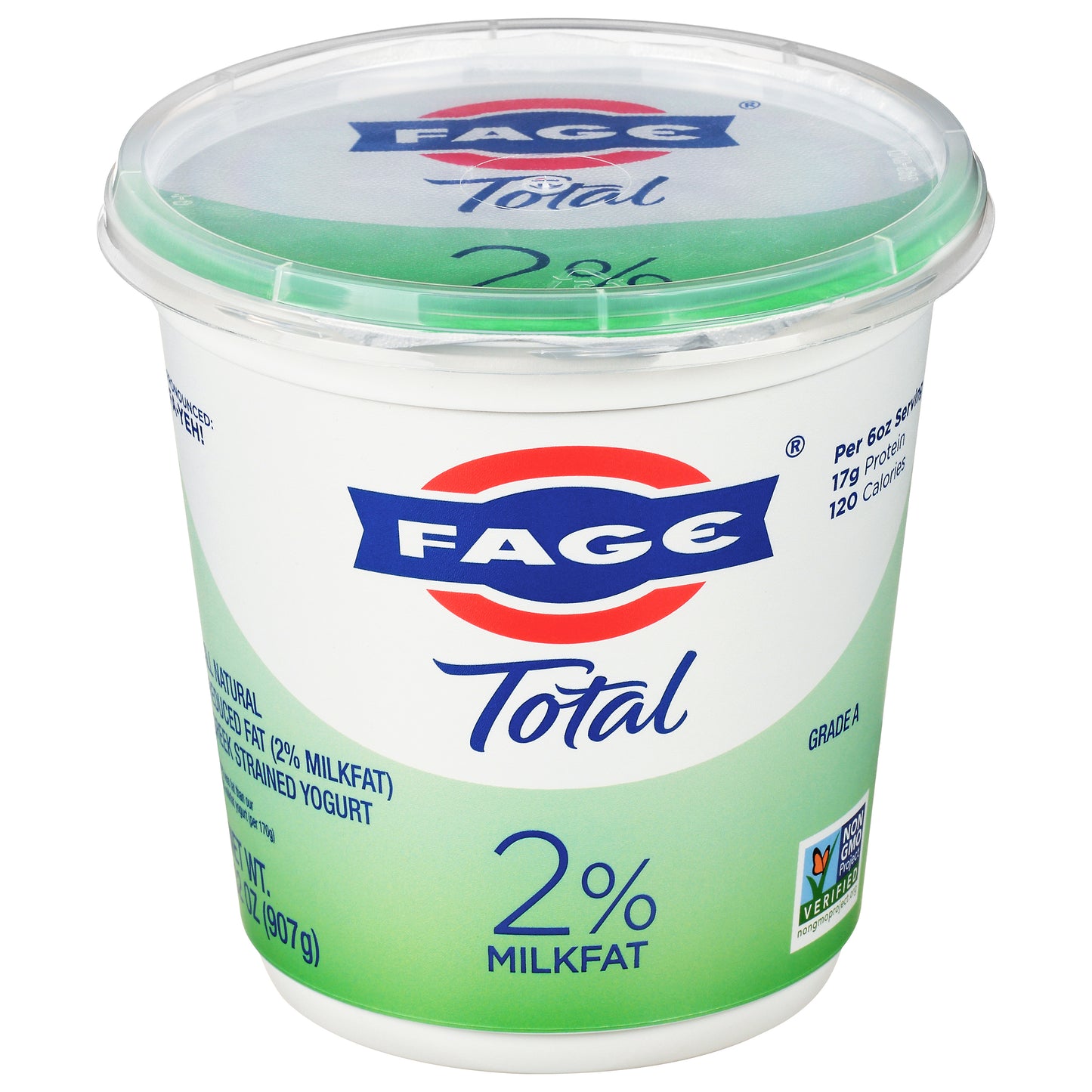 Fage Total Greek Strained Reduced Fat Yogurt 32 oz