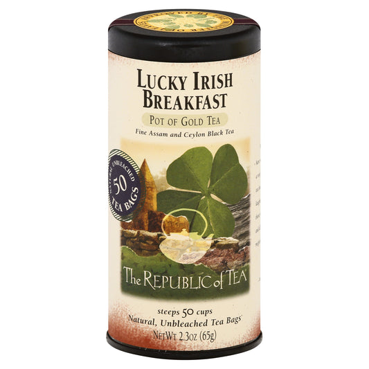 The Republic of Tea Bags Lucky Irish Breakfast Black Tea 50 ea