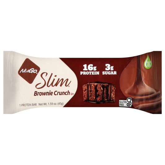 NuGo Slim Brownie Crunch Protein Bar 1.59 oz