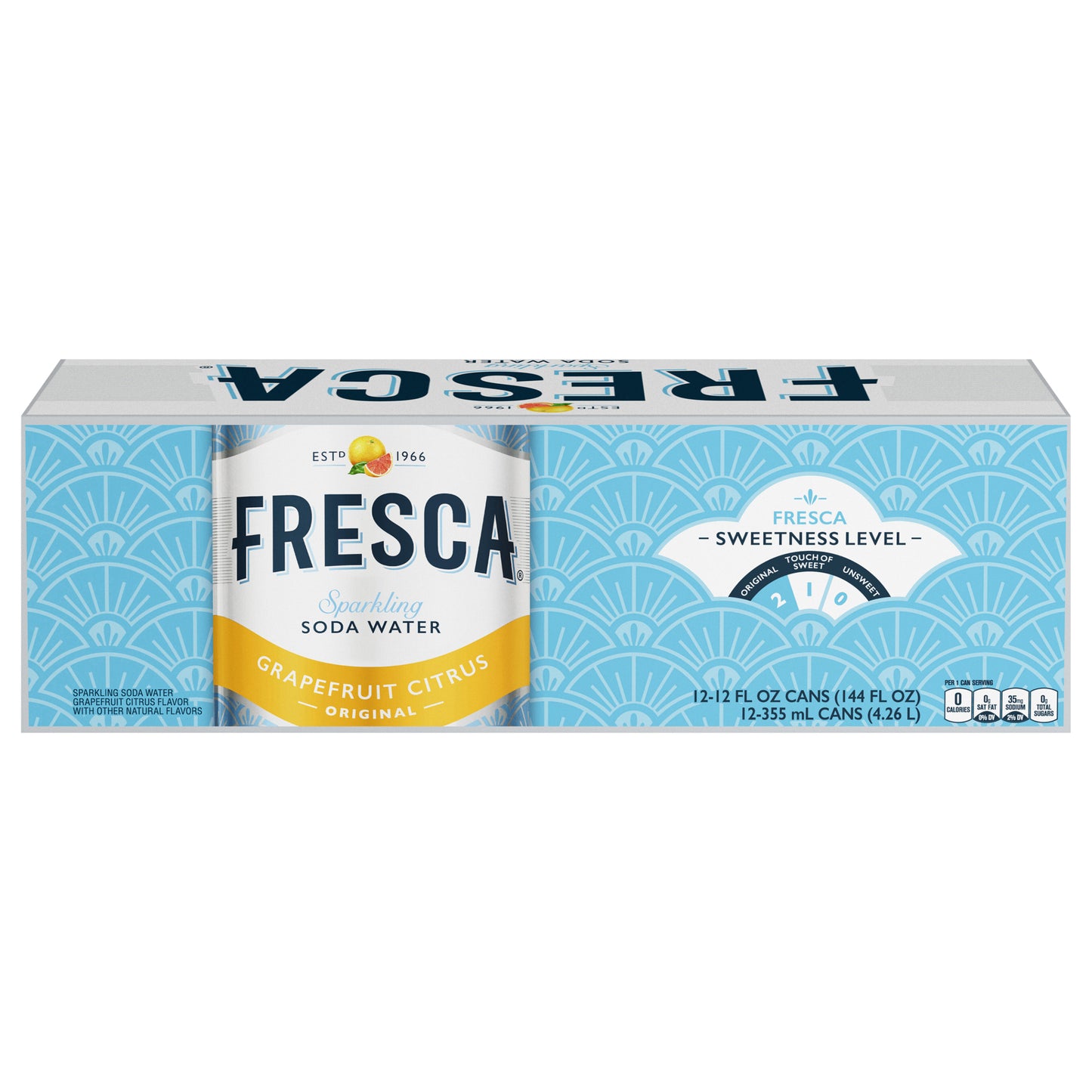 Fresca Fridge Pack Cans, 12 fl oz, 12 Pack