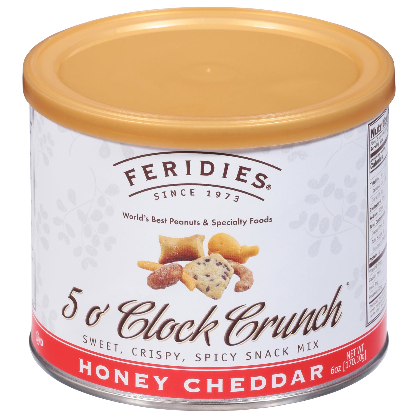 Feridies 5 O' Clock Crunch Honey Cheddar Snack Mix 6 oz