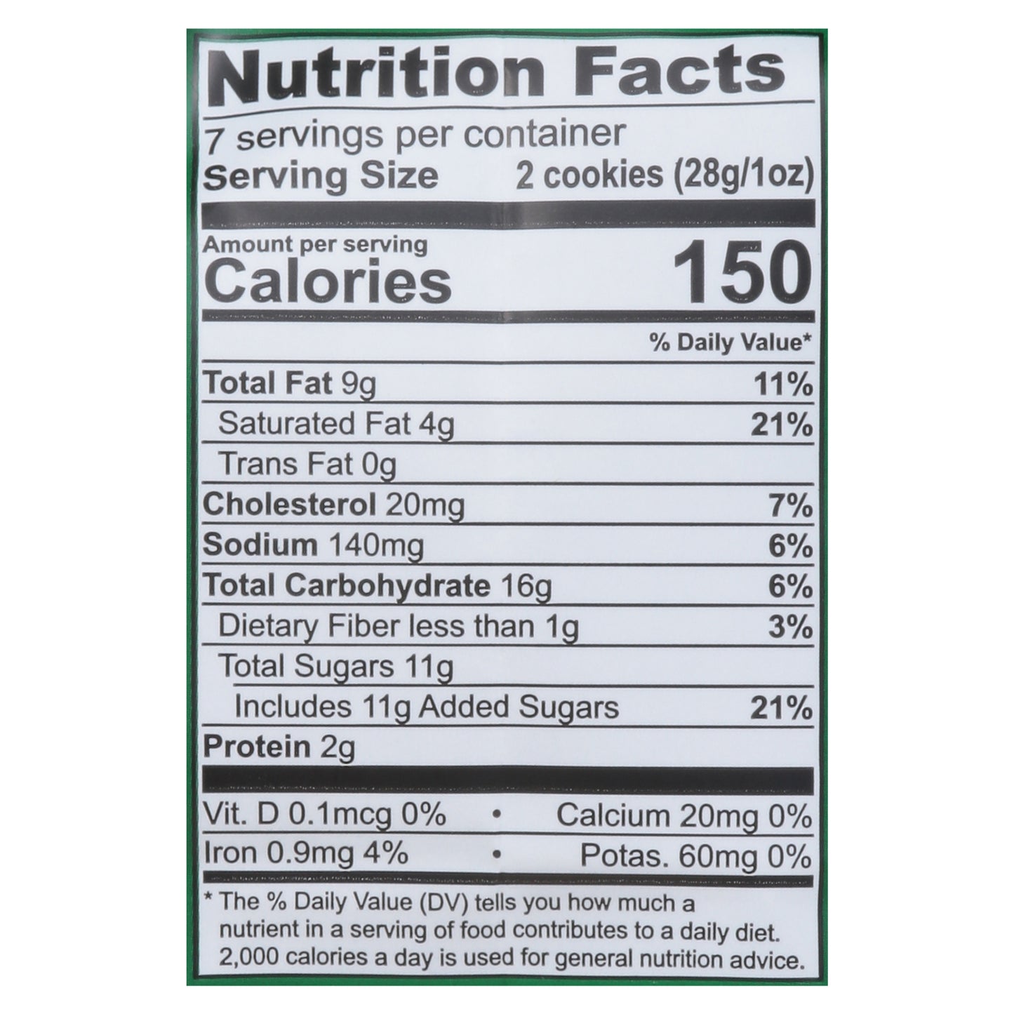 Tate's Bake Shop Walnut Chocolate Chip Cookies 7 oz