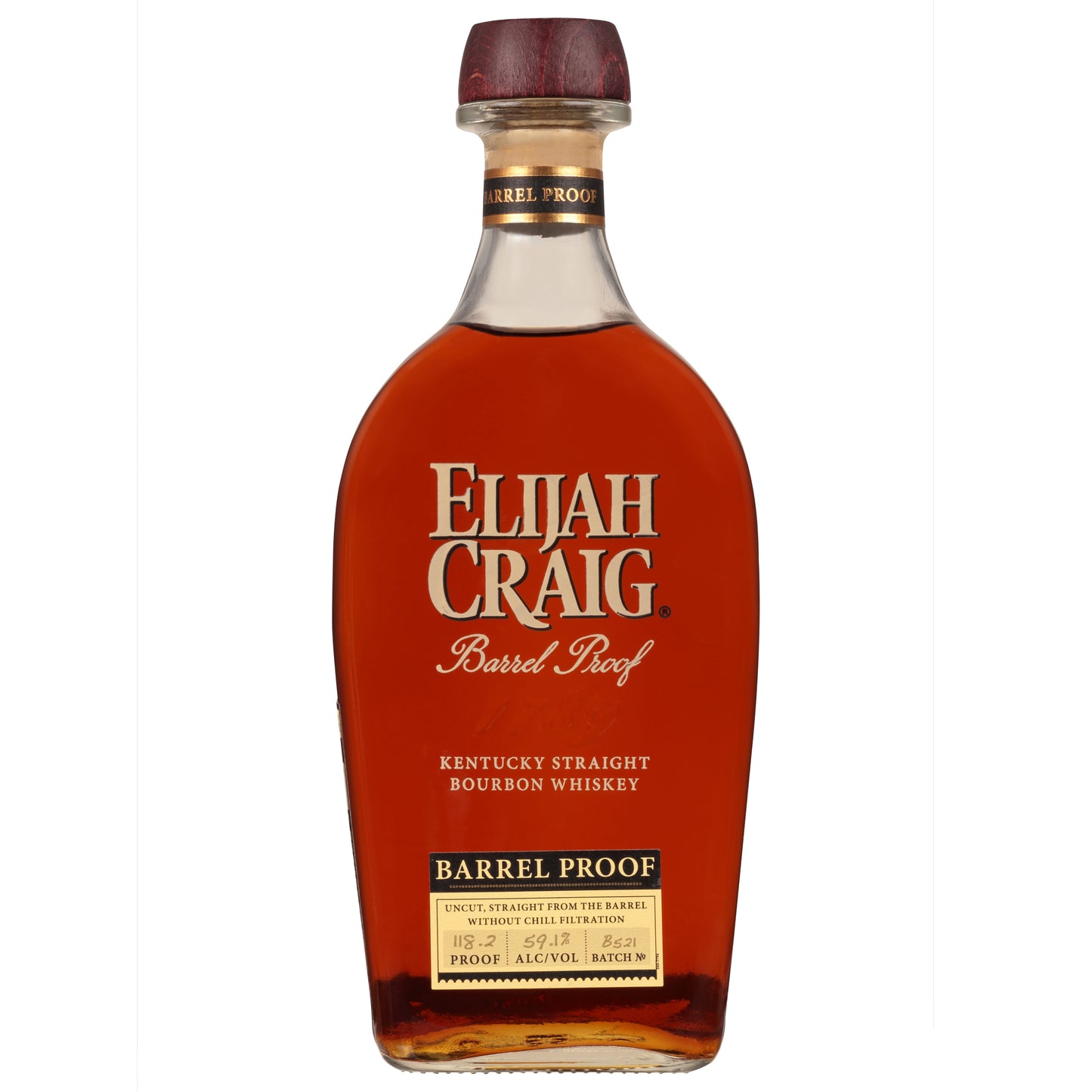 Elijah Craig Kentucky Straight Bourbon Whiskey 750 ml