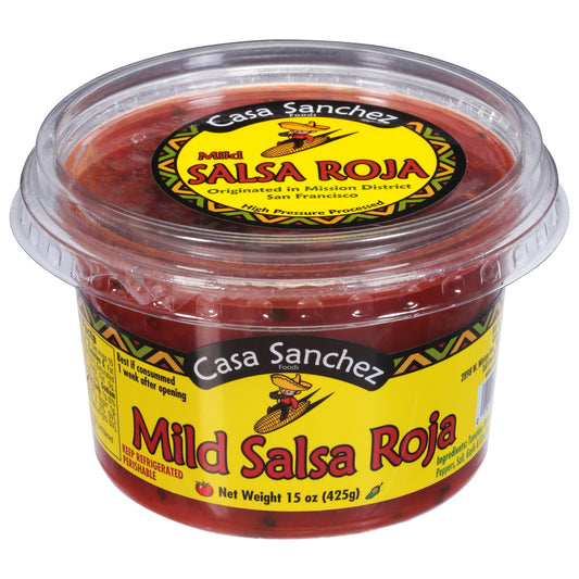 Casa Sanchez Mild Salsa Roja 15 oz