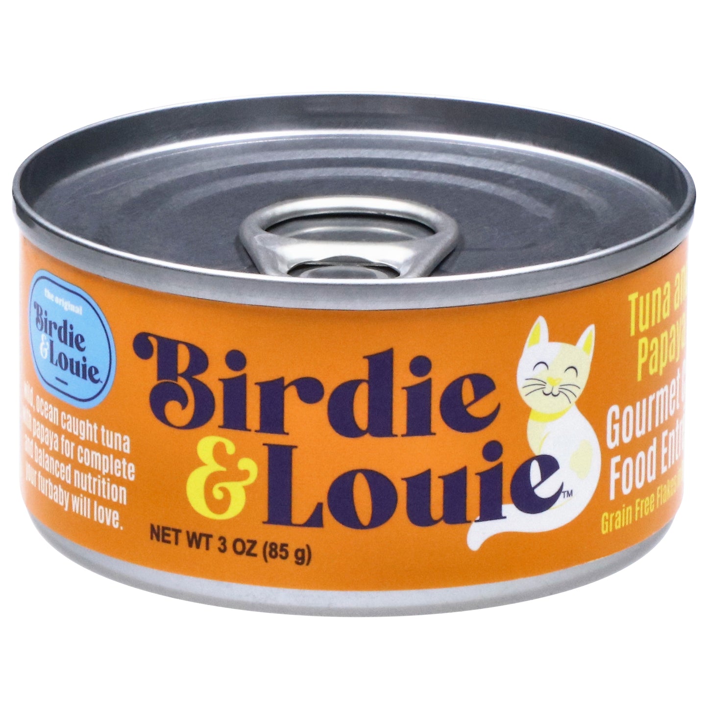 Birdie & Louie Gourmet Tuna & Papaya Cat Food Entree 3 oz