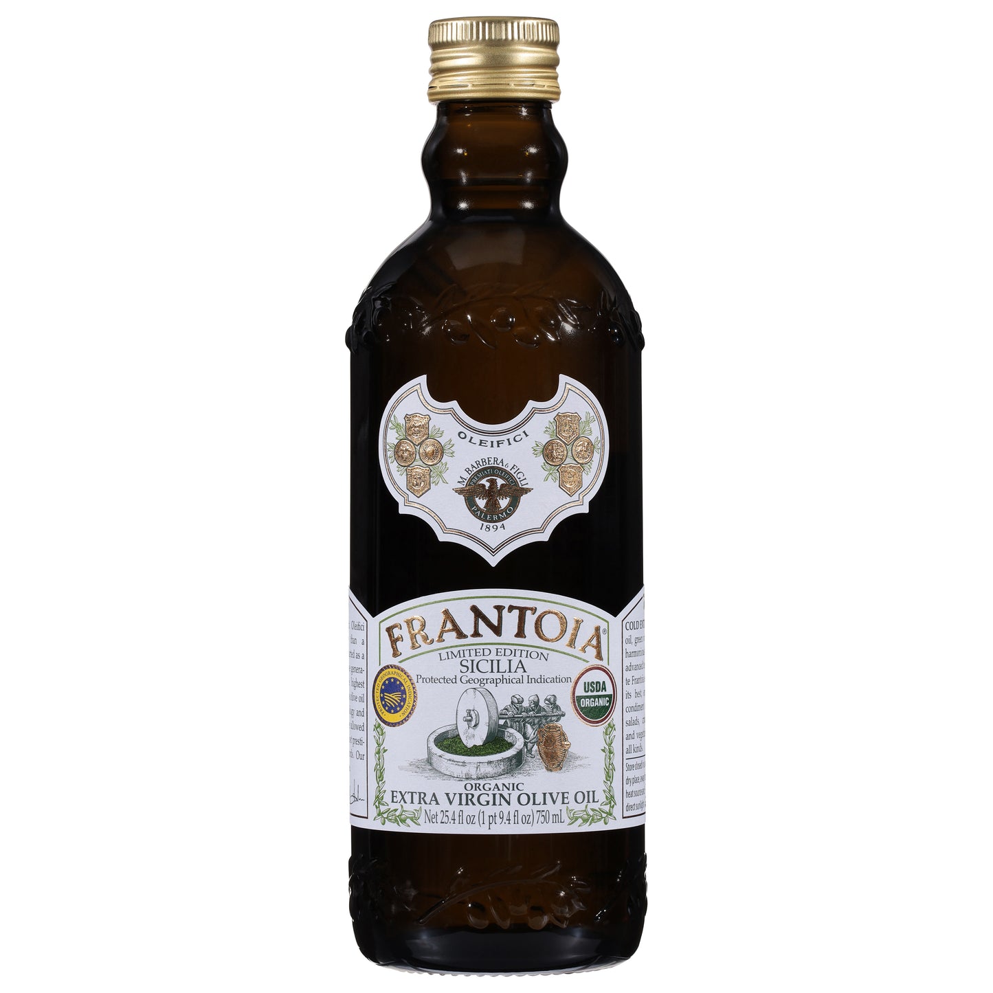 Frantoia Extra Virgin Organic Olive Oil 25.4 fl oz