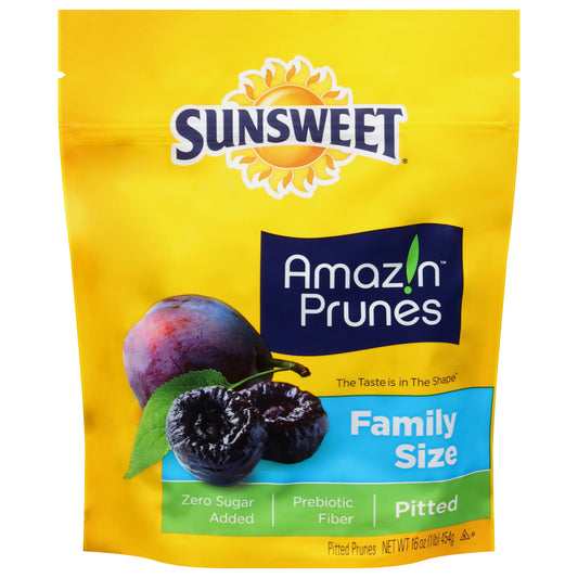 Sunsweet Amazin Pitted Prunes Family Size 16 oz