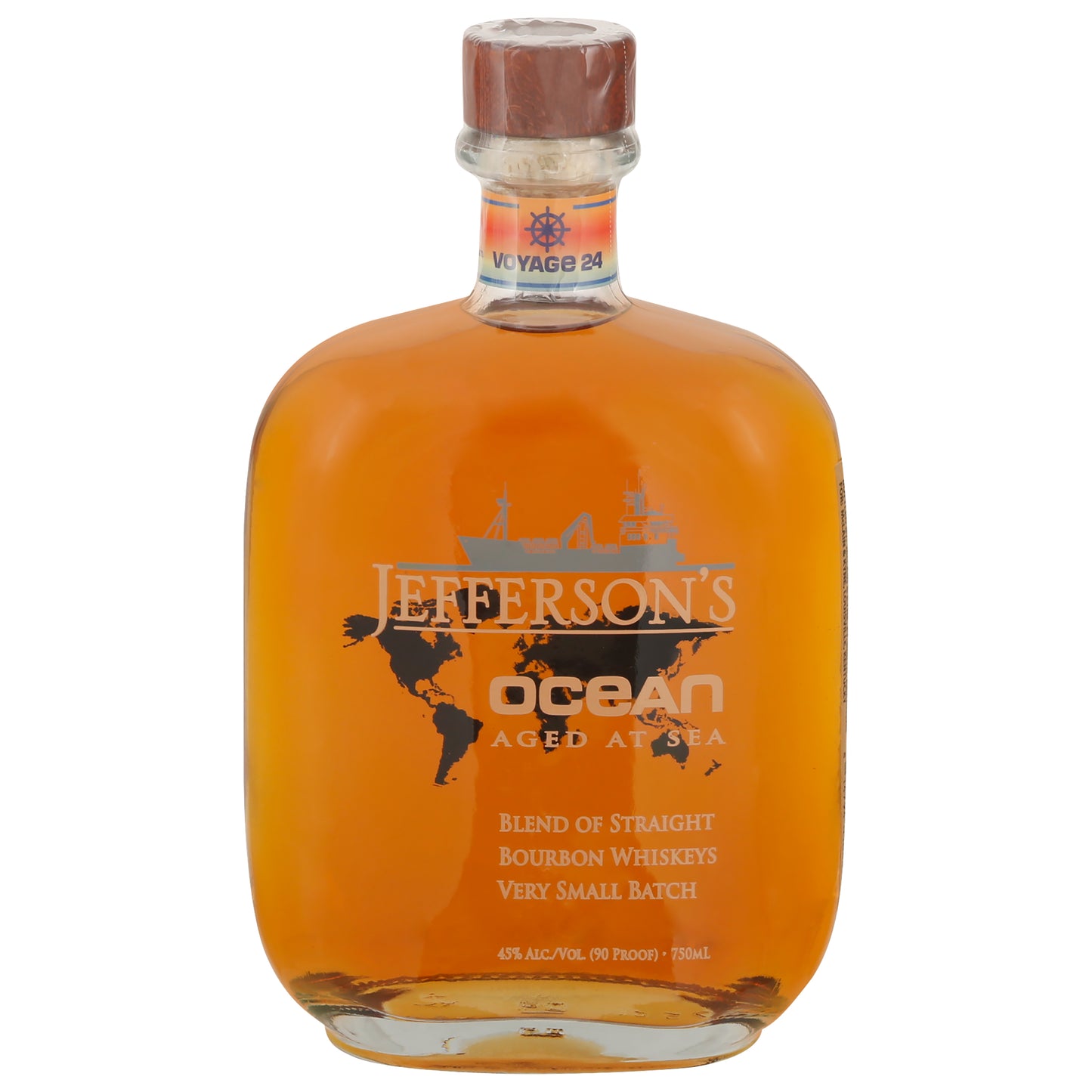 Jefferson's Ocean Aged at Sea Voyage 24 Bourbon Whiskeys 750 ml