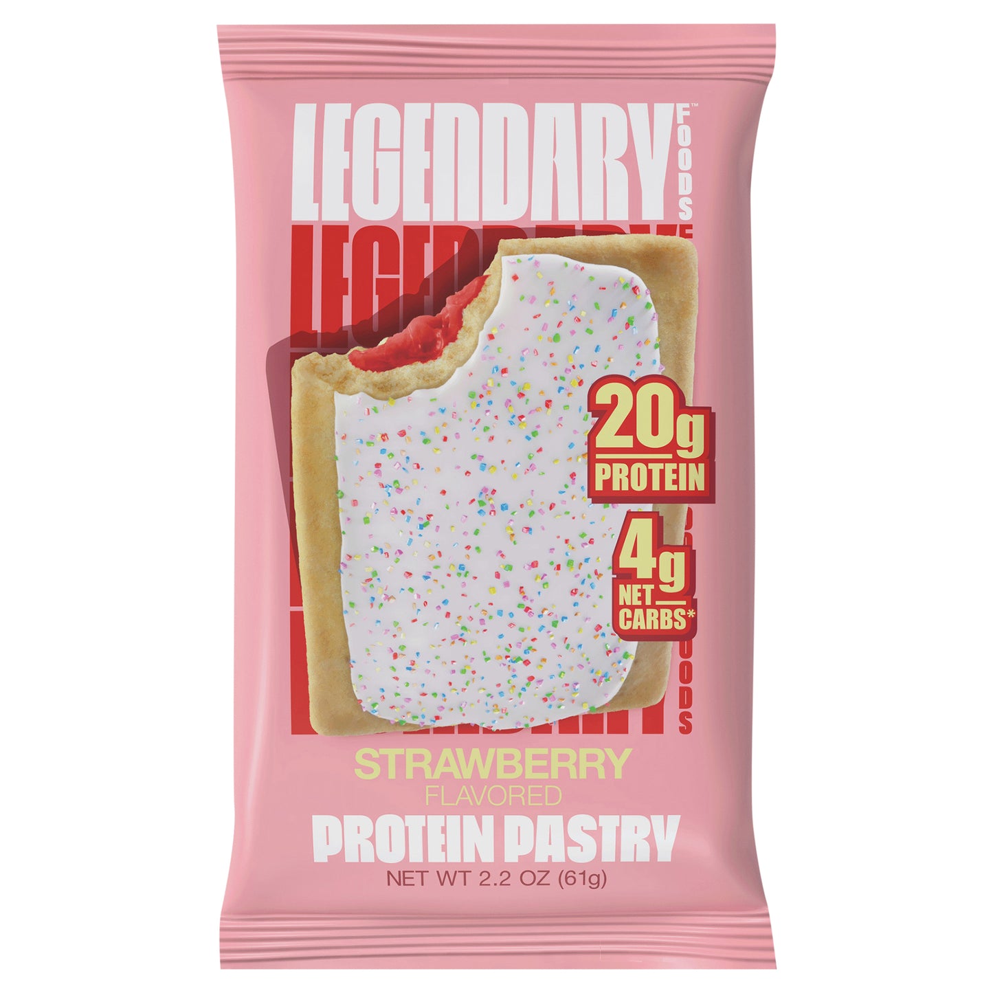Protein Pastry - Strawberry, 2.2 oz Pastry