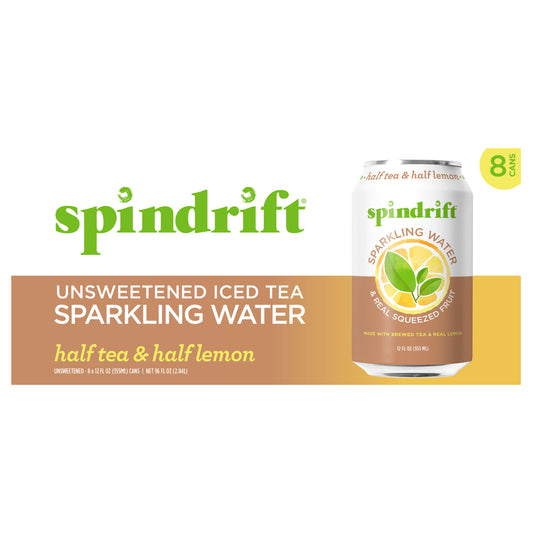 12 oz. Half Tea & Half Lemon Sparkling Water 8pk