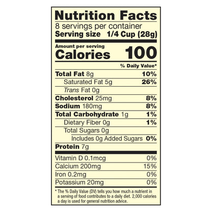 Sargento® Shredded Monterey Jack Natural Cheese, 8 oz.