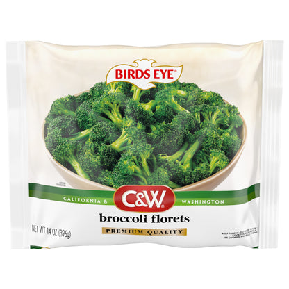 Birds Eye C and W Premium Quality Broccoli Florets, 14 oz