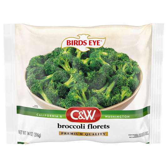Birds Eye C and W Premium Quality Broccoli Florets, 14 oz