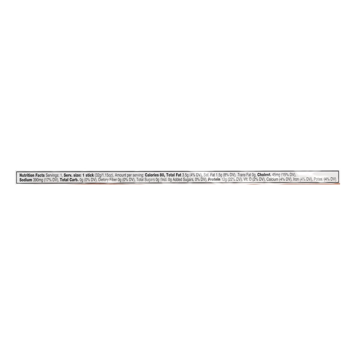 Chomps Original Turkey Jerky Meat Snack Stick, 1.15oz Stick
