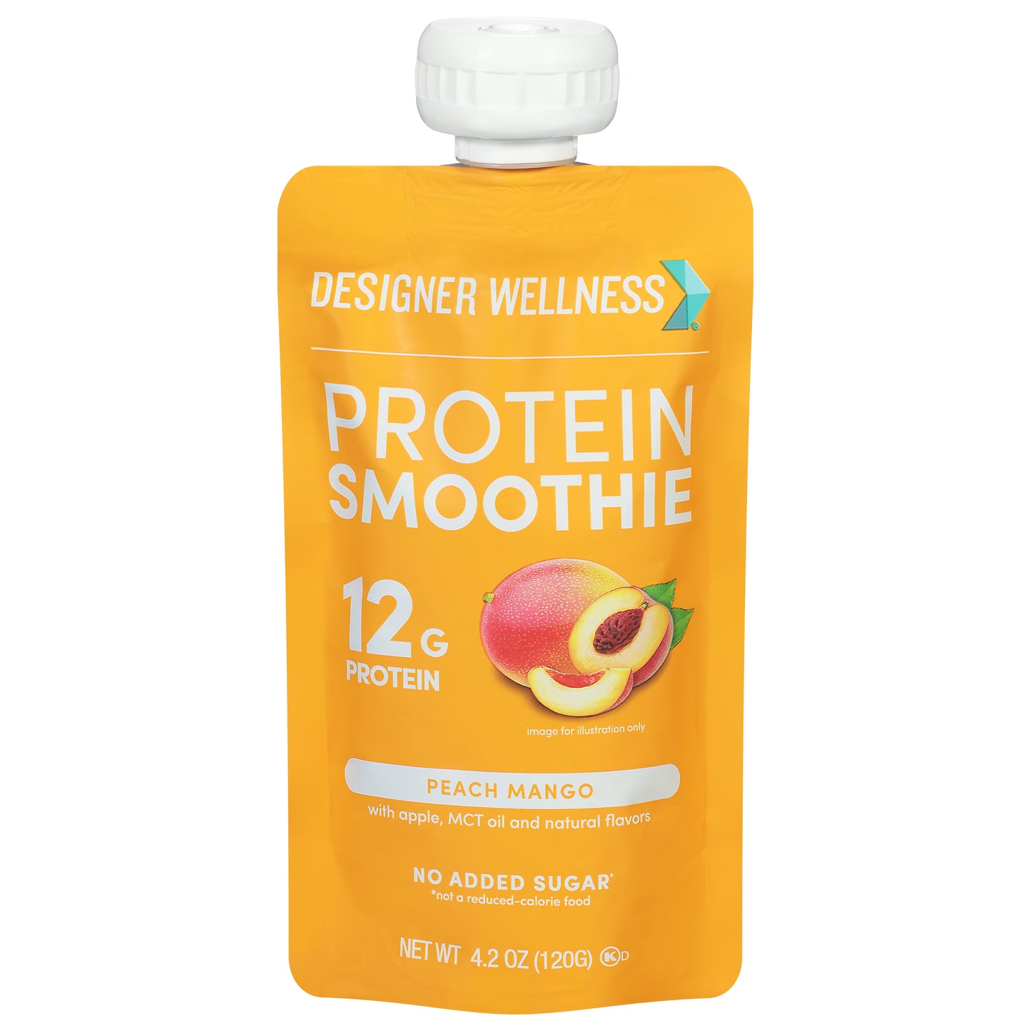 Designer Wellness Peach Mango Protein Smoothie 4.2 oz