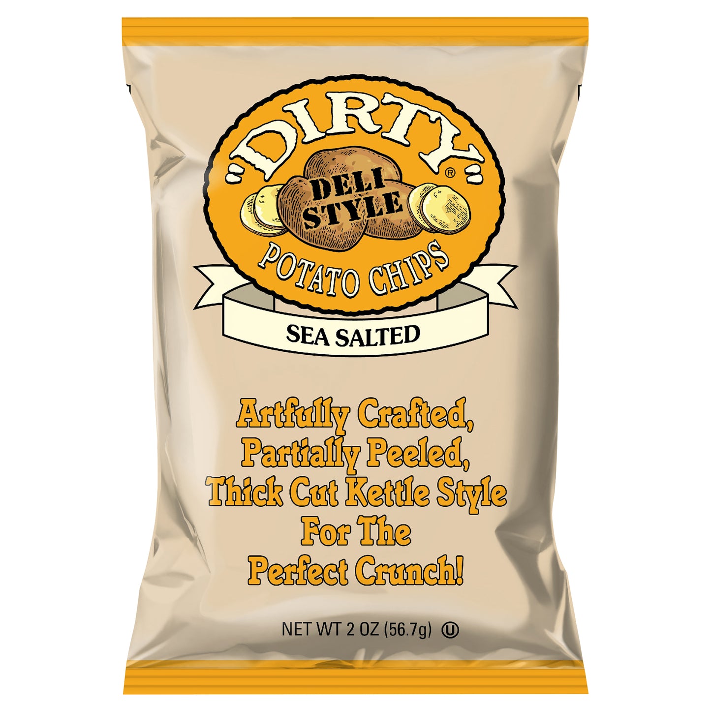 2 oz "Dirty" Sea Salted Potato Chips