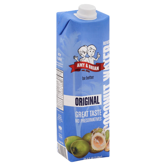 Amy & Brian Coconut Water 33.8 oz