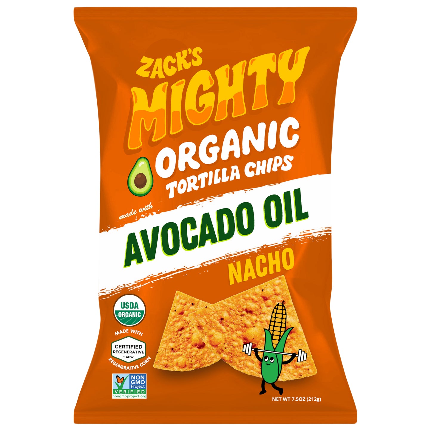 Avocado Oil Nacho Tortilla Chips