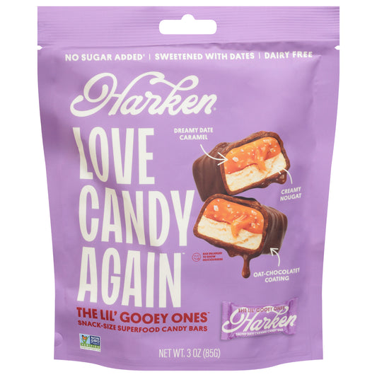Harken The Lil' Gooey Ones Superfood Candy Bars Snack-Size 3 oz