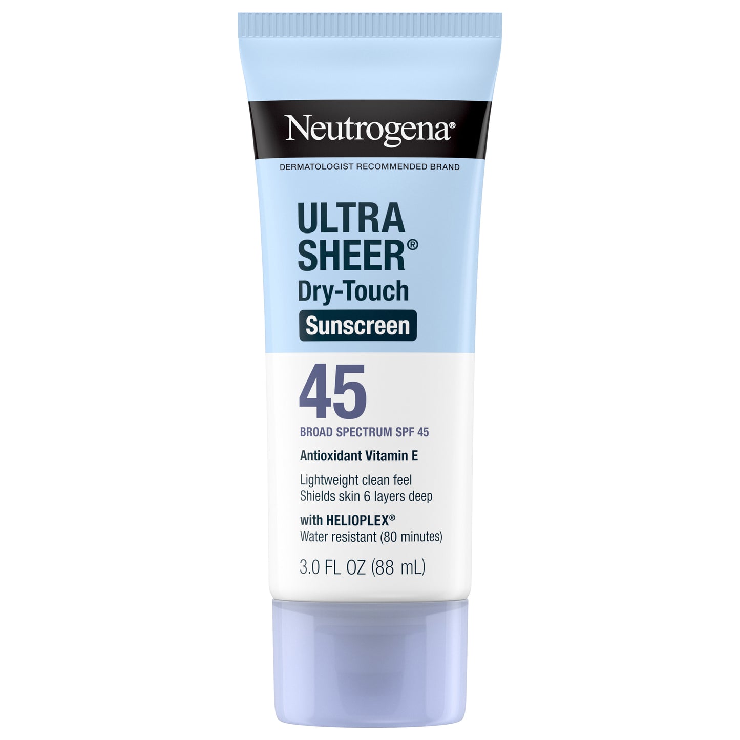 Neutrogena Ultra Sheer Dry-Touch Sunscreen Lotion Broad Spectrum SPF 45, 3 Fl. Oz