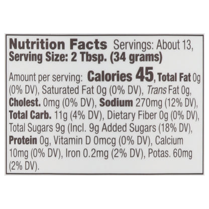 Lillie's Q Hot Smoky Barbeque Sauce 15.4 oz