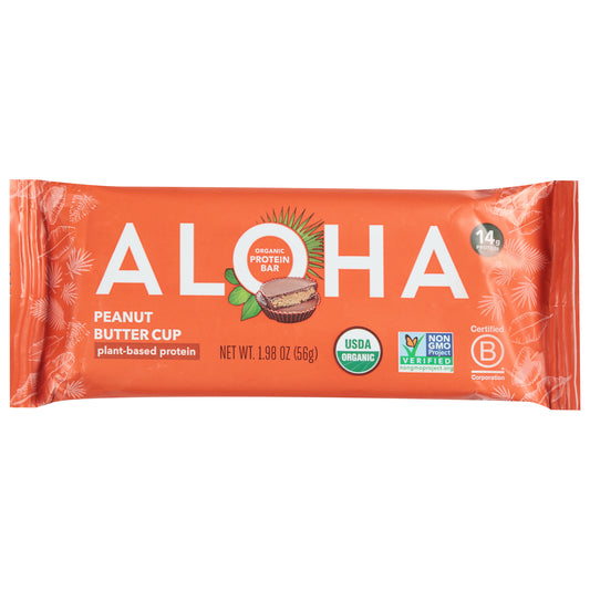 Aloha Organic Peanut Butter Cup Protein Bar 1.98 oz