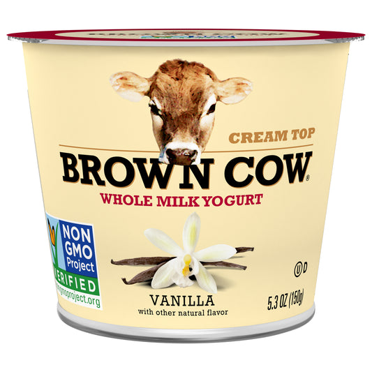 Brown Cow Whole Milk Vanilla Yogurt 5.3 oz