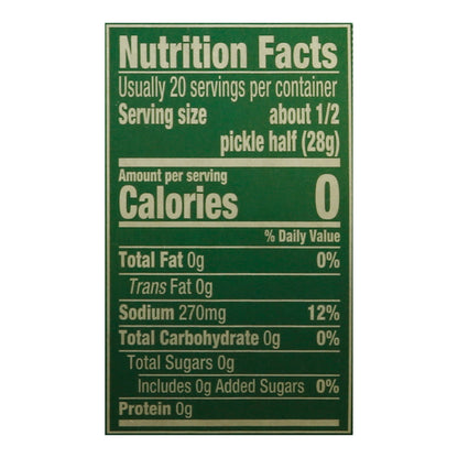Claussen Halves Kosher Dill Pickles 32 fl oz