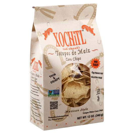 Xochitl Corn Chips 12 oz - No Salt