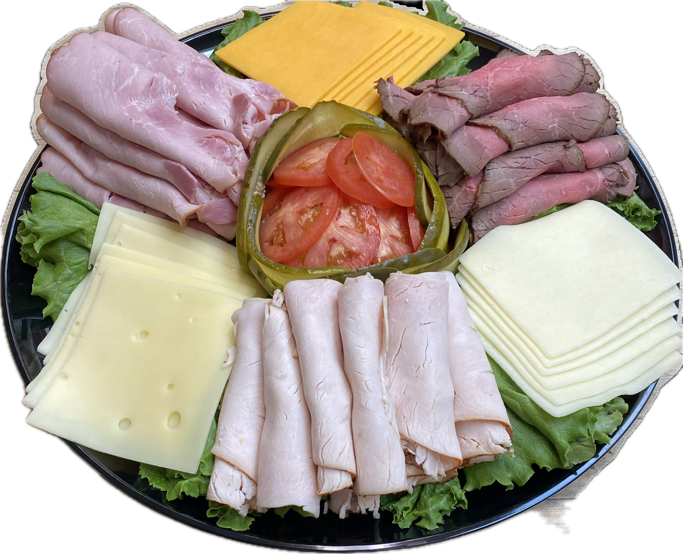 Sliced Meat and Cheese Platter
