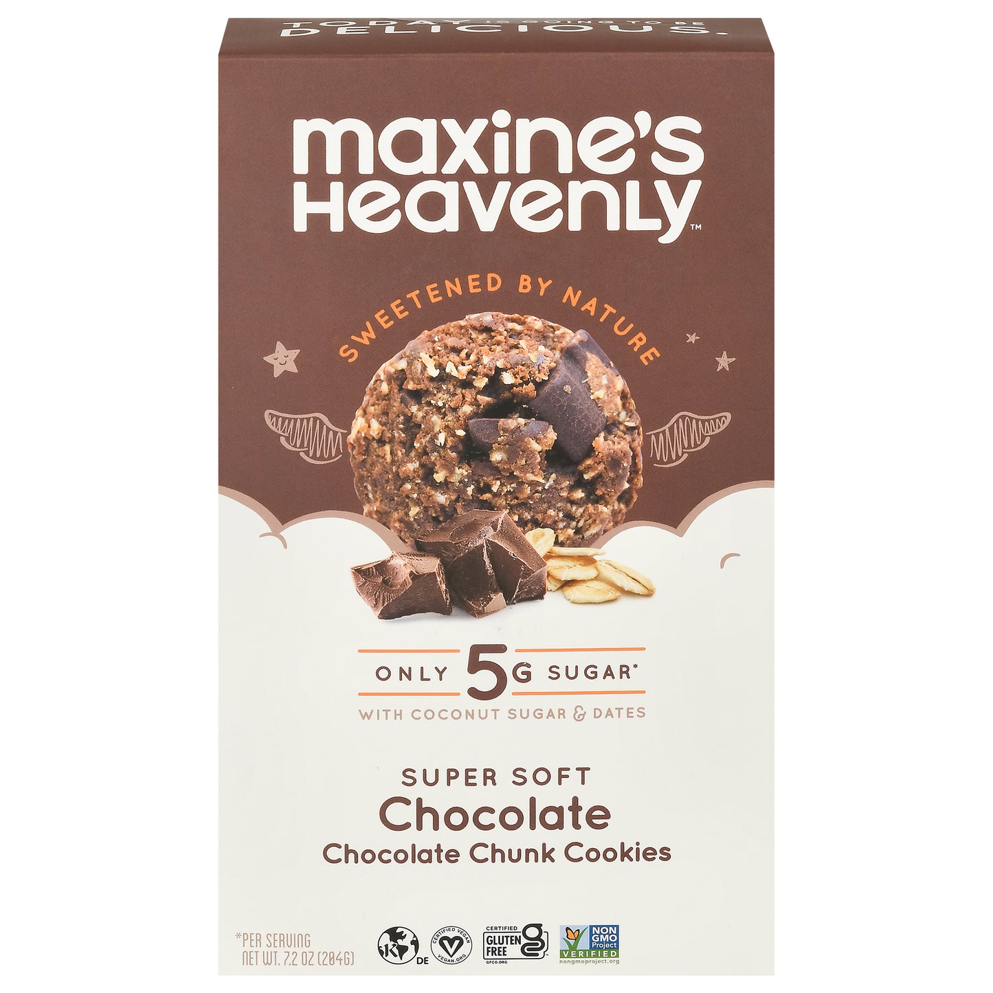 Maxine's Heavenly Super Soft Chocolate Chocolate Chunk Cookies 7.2 oz