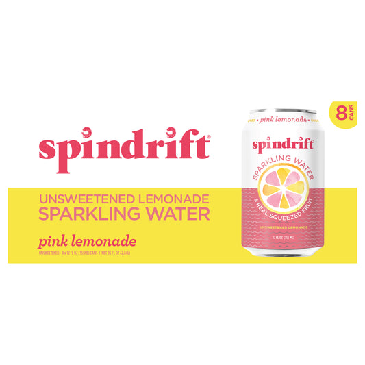12 oz. Pink Lemonade Sparkling Water 8pk